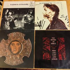 5 vinyl albums, psychedelic furs, the sisters of mercy, Cyndi lauper