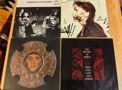 5 vinyl albums, psychedelic furs, the sisters of mercy, Cyndi lauper