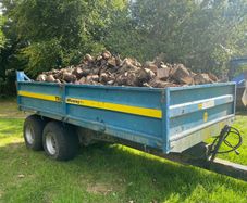 Trailer loads of hardwood firewood