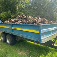 Trailer loads of hardwood firewood