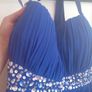 Navy blue debs/ ball gown dress Image 3