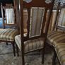 4 Beautiful Antique Edwardian dining living bedroom chairs. Image 8