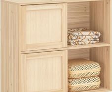Sideboard With Sliding Doors bamboo