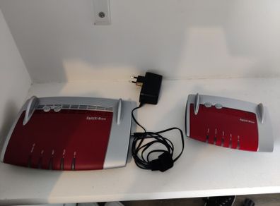 old router / modem and switch