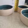 3 small Bowles shadow SNACK DISHES by o'dney pottery Image 7