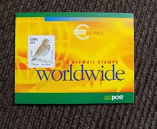 Ireland 2004.Stamps in Booklet.Definitive.Song Thrush.65c x 10 stamps.