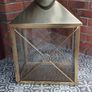 Large brass lantern with strap handle Image 4