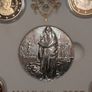 2007 Vatican Proof Euro coin set with Silver medal Image 4