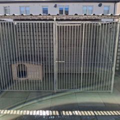 3m x 1.5m Galvanised Dog Run with Roof System