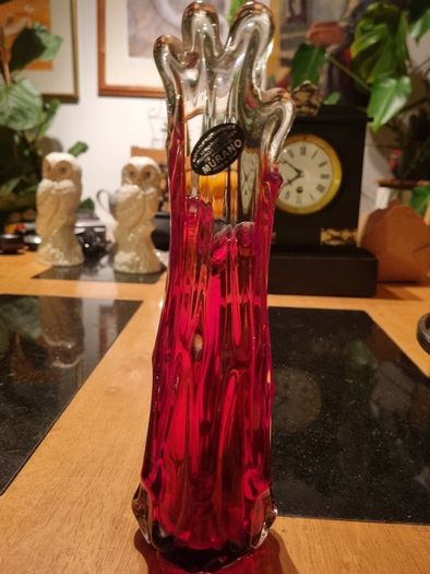 Murano glass vase