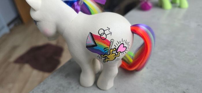 Custom Hand Painted Pony MLP G1 My Little Pony