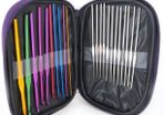 22pcs / set Knitting Tools Sweater Needles Stainless Steel Hand Sewing Set Color Sweater Knit Crochet
