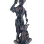 Vintage metal figurine of a blacksmith Image 5