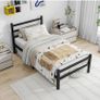 3ft Single Bed Frame with Headboard Image 6