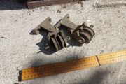 pair of double pulleys