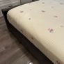 king size grey bed Image 4
