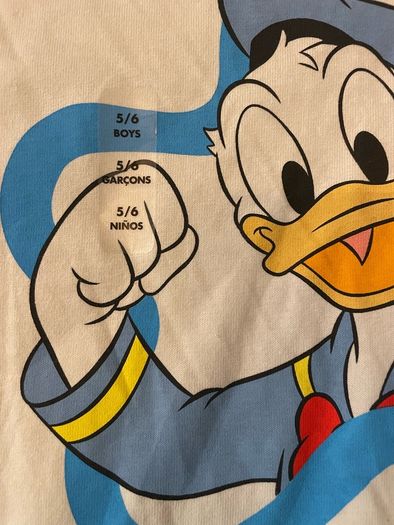 Disney t shirt boys 5-6 y Brand new
