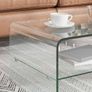 Coffee Table Clear 98x45x31 cm Image 2