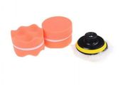 36845 Car Polish Pads Sponge Wool Buffing Waxing Pad Kit Drill Adapter