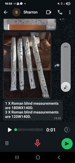 Roman blinds