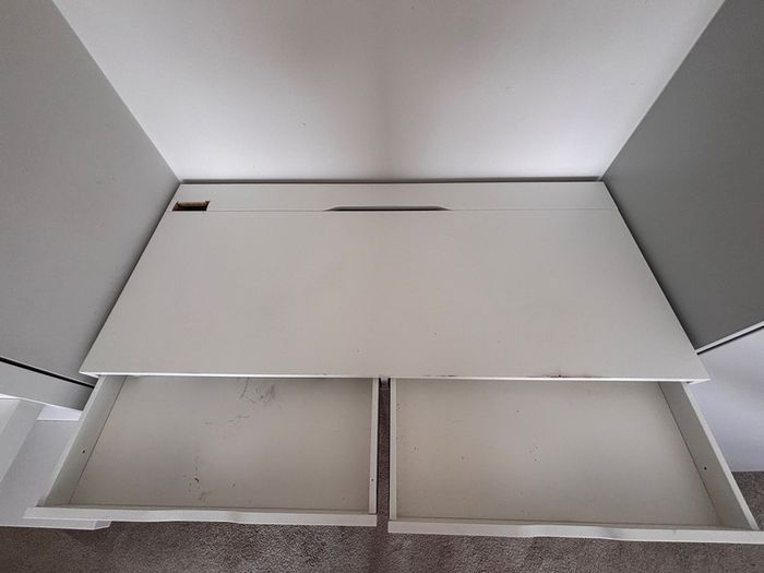 ikea alex white desk