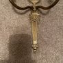 Brass wall lights x 2 Image 2