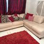Leather L-shaped corner 5 seater sofa couch Image 2