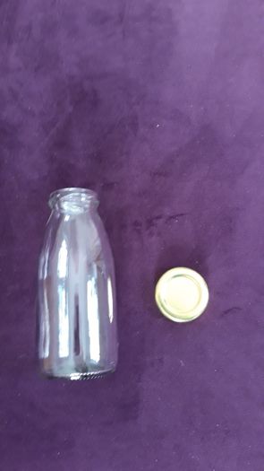 Glass jars retro milk bottles storage new