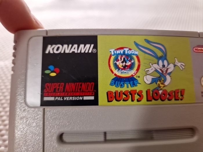 Tiny Toon Buster Bust Loose Snes Super Nintendo Arcade Retro Games Original