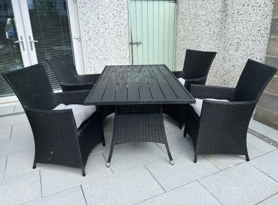 Garden table and chairs