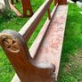 Benches pews garden or wedding seating Image 7