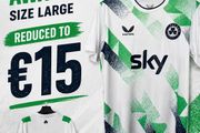 Ireland away soccer jersey