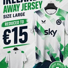 Ireland away soccer jersey