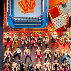 WWF WWE Jakks BCA Mini Wrestling Figures Complete Collection