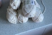 450gms of 100% chunky cotton white