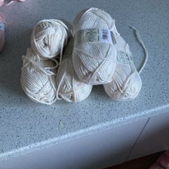 450gms of 100% chunky cotton white