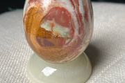 Vintage Alabaster Marble Egg