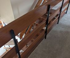 Stair case and banister - Teak