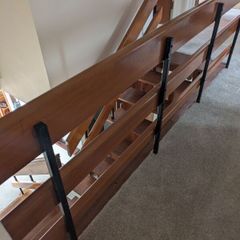 Stair case and banister - Teak