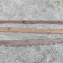 Three vintage crosscut saw blades, Image 5