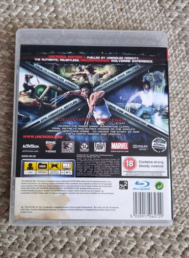 X-men Origins Wolverine  PS3