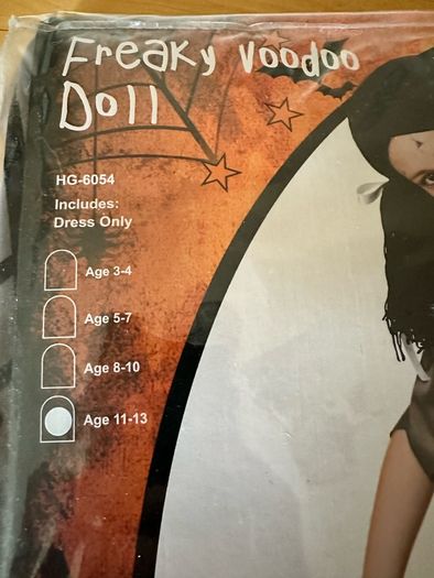 Freaky Voodoo Doll Costume - Kids