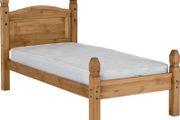 Corona 3' Bed Low Foot End in Distressed Waxed Pine
