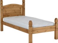 main image for ad Corona 3' Bed Low Foot End in Distressed Waxed Pine