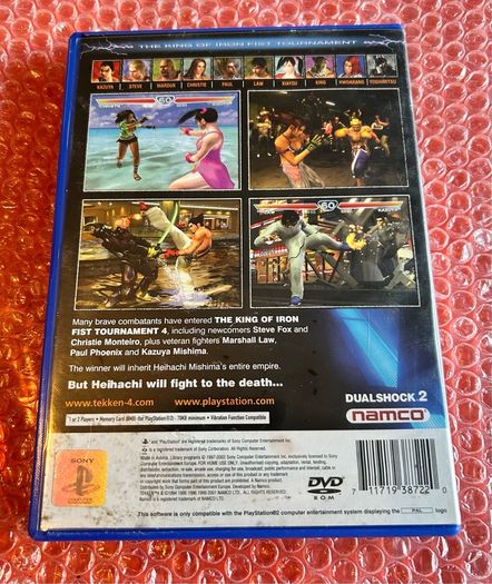 Tekken 4 Game Ps2