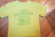 Age 5 Yellow Team Mascot Teeshirt