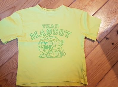 Age 5 Yellow Team Mascot Teeshirt
