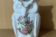 Aynsley Rose Garden Owl Trinket Box
