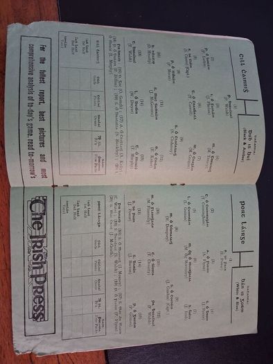 All ireland hurling match programmes for SWAP