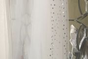 Cathedral Length Veil With Crystal Edge